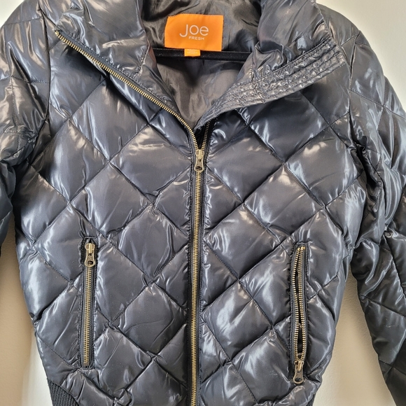 Joe Fresh Black Down Puffer Jacket XS - Picture 2 of 6